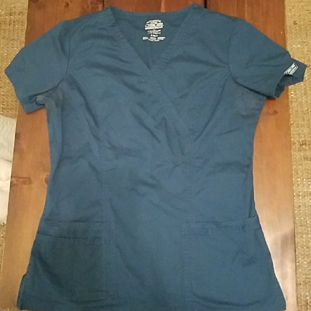 Cherokee Scrubs Caribbean Blue size small